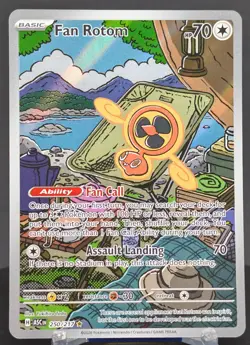 Pokemon Fan Rotom #250/217 English Ascended Heroes Ilustration Rare Full Art - Image 1