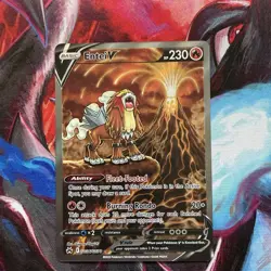 Entei V GG36/GG70 Crown Zenith Galarian Gallery Ultra Rare NM Pokemon - Image 1