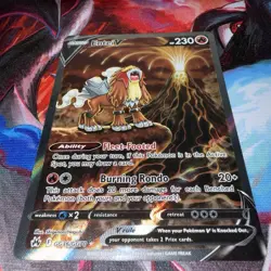 Entei V GG36/GG70 Crown Zenith Galarian Gallery Ultra Rare NM Pokemon - Image 4