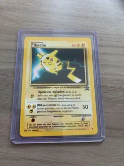 Pokemon Card TCG-Pikachu Black Star Promo 4 Regular Pikachu World Collection - Image 1