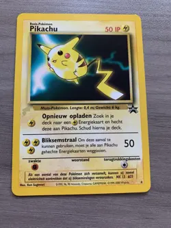Pokemon Card TCG-Pikachu Black Star Promo 4 Regular Pikachu World Collection - Image 2