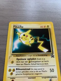Pokemon Card TCG-Pikachu Black Star Promo 4 Regular Pikachu World Collection - Image 5