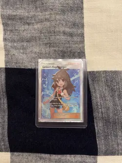 Pokemon Green's Exploration Full Art Ultra Rare Holo Trainer Sm-Unbroken Bonds - Image 2