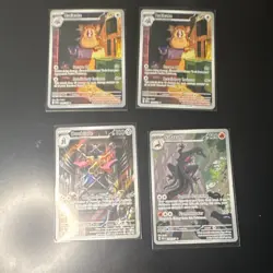 Pokemon TCG Illustration Rare Holo Lot - Raticate, Doublade, Salazzle - 4 Cards - Image 1