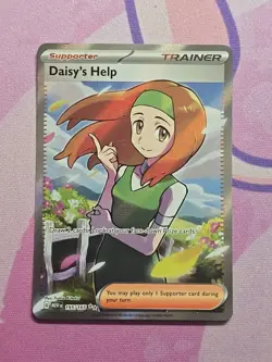 Pokemon TCG Daisy’s Help 195/165 Scarlet & Violet 151 NM - Image 1
