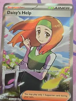 Pokemon TCG Daisy’s Help 195/165 Scarlet & Violet 151 NM - Image 2