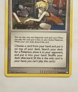 Pokemon TCG Trainer Bebe's Search Pokemon Card 109/123 - Image 3