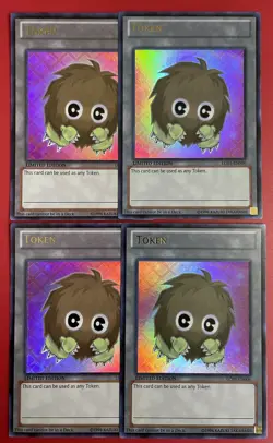 Yugioh Kuriboh Pink Token LC03-EN006 (4x) - Super Rare Limited Edition - Image 1