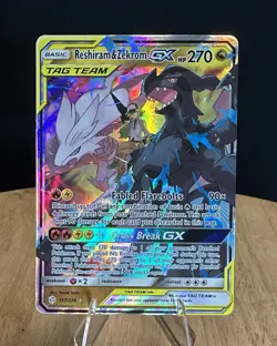 Pokemon TCG Reshiram & Zekrom GX 157/236 Cosmic Eclipse Tag Team - Image 1