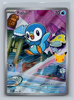 Piplup - 042 Holo Promo ME: Mega Evolution Promo Pokemon NM - Image 1