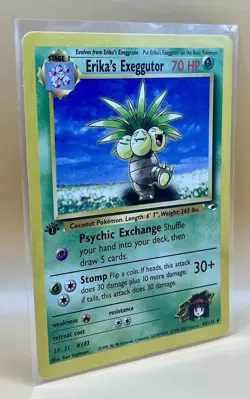 Erika’s Exeggutor 44/132 – 1st Edition Gym Heroes - NM(-) - 2000 Pokemon TCG - Image 5