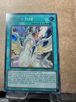 Yugioh! Golden Rule - BLMR-EN035 - Secret Rare - 1st Edition Near Mint, English - Image 1