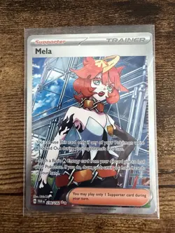Pokemon Mela Full Art Holo Ultra Rare 236/182 SV04 Paradox Rift - Image 3
