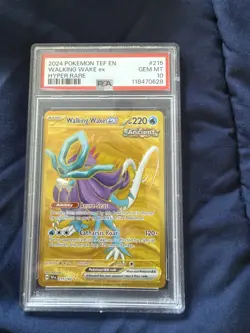 Pokemon TCG Walking Wake EX Hyper Rare Holo Prismatic PSA 10 - Image 2