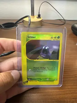 Pokemon TCG Grimer Reverse Holo Card #79 Aquapolis NM - Image 1
