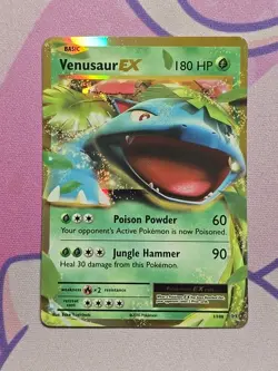 Pokemon Venusaur EX 1/108 Evolutions Holo Basic LP - Image 1
