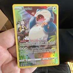 Pokemon Snorlax Holo Lost Origin Trainer Gallery TG10/TG30 NM unplayed - Image 1