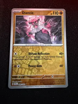 Diancie 086/142 Reverse Holo - Pokemon TCG Stellar Crown - - Image 1