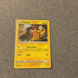 Pikachu SM234 Holo Black Star Promo Pokemon TCG Sun & Moon Card Holo Swirl rare - Image 1