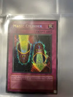 Yu-Gi-Oh! Magic Cylinder LON-104 reverse foil misprint - Image 2