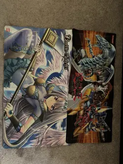 Bandai Konami Battle Spirits Yu-Gi-Oh! TCG Seto Kaiba 2 Playmats Rubber Non-Slip - Image 1
