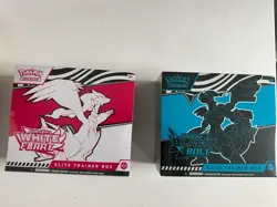 Pokemon Black Bolt and White Flare Elite Trainer Box ETB Set of 2 FACTORY SEALED - Image 1