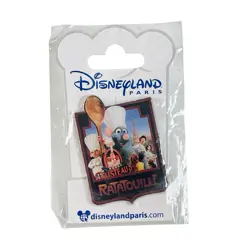 Disneyland Paris Pixar Gusteau's Ratatouille Remy Emile Linguini Pin DLP Disney - Image 1
