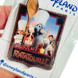 Disneyland Paris Pixar Gusteau's Ratatouille Remy Emile Linguini Pin DLP Disney - Image 2