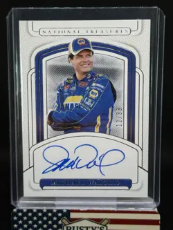 2025 Panini National Treasures #S-MWT Michael Waltrip Signatures #/99 - Image 1