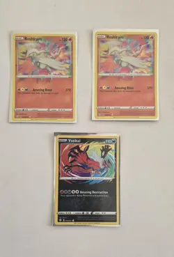 Pokemon TCG - 3 Amazing Rares - Reshiram & Yveltal - NM - Image 1