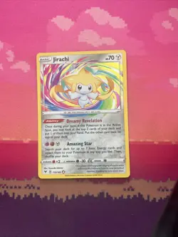 Pokemon Card Jirachi 119/185 Amazing Rare Vivid Voltage Near Mint - Image 1