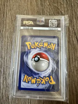 1999 POKEMON GAME #8 MACHAMP-HOLO 1st EDITION PSA GRADED 7 - Image 2