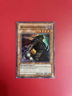 Yugioh Armageddon Knight PTDN-EN021 - Phantom Darkness 1st Edition - Image 2