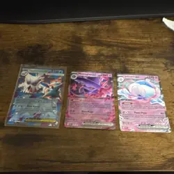 Pokemon TCG PFL Card Lot 3 Cards Mega Abomasnow Mismagius Jellicent EX - Image 1