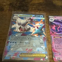 Pokemon TCG PFL Card Lot 3 Cards Mega Abomasnow Mismagius Jellicent EX - Image 2