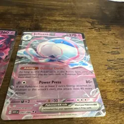 Pokemon TCG PFL Card Lot 3 Cards Mega Abomasnow Mismagius Jellicent EX - Image 4