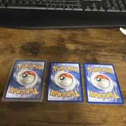 Pokemon TCG PFL Card Lot 3 Cards Mega Abomasnow Mismagius Jellicent EX - Image 5