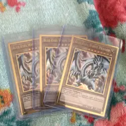 Yu-Gi-Oh! Konami 1st Edition Card Lot Blue-Eyes, Exodia, 9 Cards READ DISC - Image 3