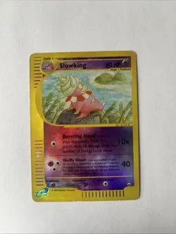 Pokemon TCG Slowking 34/147 Aquapolis Reverse Holo Rare Card - HP - Image 1