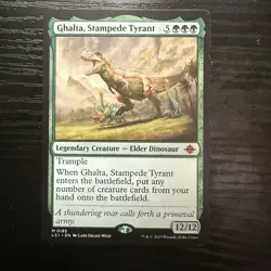 Magic: The Gathering Ghalta, Stampede Tyrant Mythic Stamped Lost Caverns 185 - Image 2