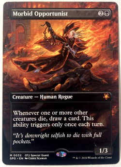 MTG Morbid Opportunist BORDERLESS OTJ Special Guests LP - NM - Image 1