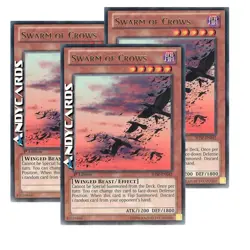 SWARM OF CROWS 3x (Stormo Di Corvi) • Rara • SHSP EN042 • 1Ed • Yugioh ANDYCARDS - Image 1