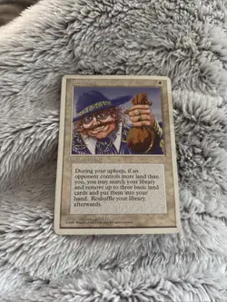 LAND TAX WHITE 4TH FOURTH EDITION BRIAN SNODDY CARD CCG MAGIC THE GATHERING - Image 1