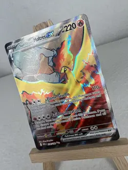 Pokemon TCG Team Rocket's Moltres EX Card 208/182 Destined Rivals NM/Mint - Image 3