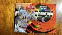 2022 Topps Chrome Update Shohei Ohtani Generation Now Chrome #GNC-5 Angels - Image 1