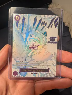 Op15-077 Alt Art, Lightning Dragon One Piece TCG Engligh - Image 1