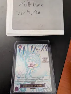 Op15-077 Alt Art, Lightning Dragon One Piece TCG Engligh - Image 2