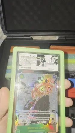 Roronoa Zoro OP06-118 Alt Art Manga One Piece TCG English ACE 10 NEW ACE LABEL - Image 2