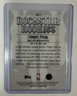 2025-26 Bowman Cooper Flagg Lot of 3 (Chrome, Rockstar Rookies, ROTY Favorites) - Image 5