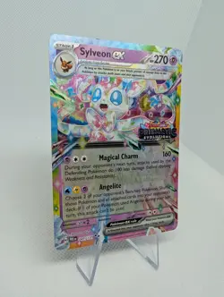Sylveon ex - (Prismatic Evolutions Stamp) 041/131 Pokemon TCG Card Holo - NM - Image 2